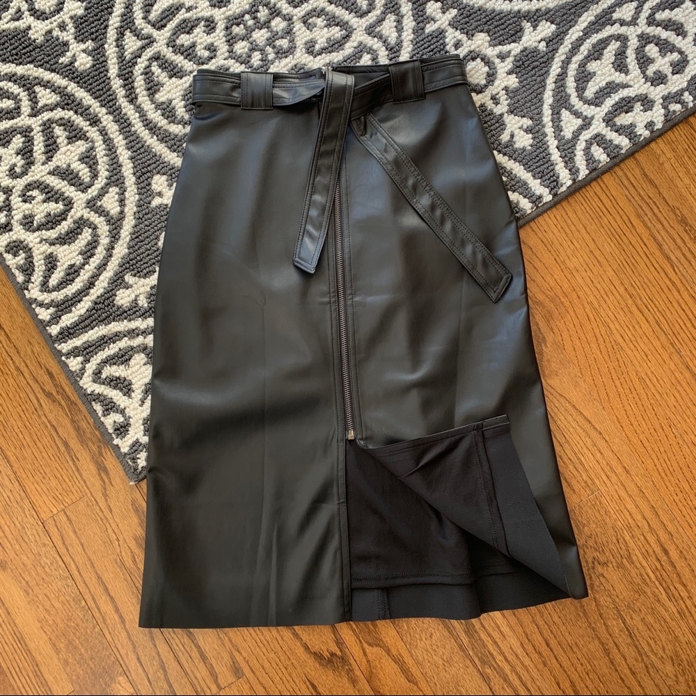 Anthro Bailey 44 Marceline faux leather mi… - Picture 5 of 8